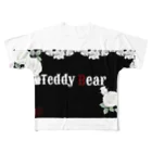 R のTEDDYBEAR  フルグラフィックTシャツ