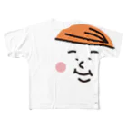 えらビバちゃんSHOPの顔でっかえらビバちゃん フルグラフィックTシャツ