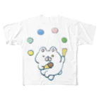 まっくすらぶりーうさのまっくすらぶりージャグリングアイス All-Over Print T-Shirt