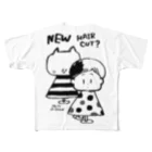 egu shopのびようしさん（白黒） All-Over Print T-Shirt