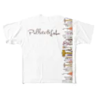 Pallete&LaboのPallete&Labo屋号オリジナルグッズ縦型 All-Over Print T-Shirt