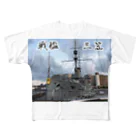 三笠の戦艦三笠 All-Over Print T-Shirt