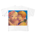 ヴュー・リヴィエールの天界のselfie All-Over Print T-Shirt