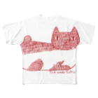 えしてんの猫 All-Over Print T-Shirt