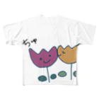 ヤギのメーまんの春のちゅーリップさん All-Over Print T-Shirt