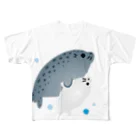 Taskaの親子♥アザラシさん All-Over Print T-Shirt