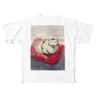 Aonaの香箱座りネコ All-Over Print T-Shirt