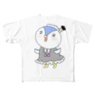 ひよっこひよこのペンギン侍のメイド姿 All-Over Print T-Shirt