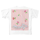 フォーヴァのPink Roses All-Over Print T-Shirt