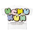 uchukunのpop'nUCHUKUN フルグラフィックTシャツ