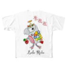 ねこぜや のROBOBO ヨウムのるるロボット   All-Over Print T-Shirt