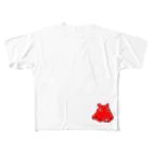 LalaHangeulのメンダコさんドットバージョン All-Over Print T-Shirt