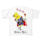 ねこぜや のROBOBO オカメインコ 「ダカラ王子」 フルグラフィックTシャツ