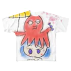 りるるのぺこりっちキャンディー All-Over Print T-Shirt