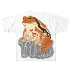 LalaHangeulのTOAD (ヒキガエル) 英字バージョン All-Over Print T-Shirt