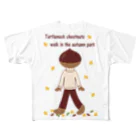 キッズモード某のとっくりくんの秋散歩 All-Over Print T-Shirt