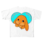 LalaHangeulのろっぷいやーらびっと　日本語バージョン フルグラフィックTシャツ