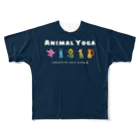 Cute BirdsのアニマルヨガTシャツ（Mサイズ） All-Over Print T-Shirt
