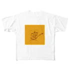 FUKUI CURRY CLUBのFUKUI CURRY CLUB ロゴ フルグラフィックTシャツ