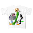市松模様のMAD フルグラフィックTシャツ