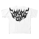 DieodeDesign2022のブルータル デスメタル ロゴ Tee "WHAT'S UP" フルグラフィックTシャツ