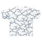 パーティープラネットのもくもくの雲 フルグラフィックTシャツ