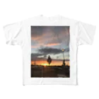 oxivsのスコットランドの夕日 All-Over Print T-Shirt