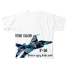 Drecome_Designのファイティングファルコン　青 All-Over Print T-Shirt