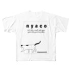 エダマメトイチのtaking a walk with nyaco 2 All-Over Print T-Shirt