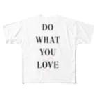 AMANE NOT AMANIのDO WHAT YOU LOVE フルグラフィックTシャツ