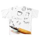 chumのカリグラフィー All-Over Print T-Shirt