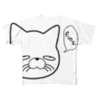 三好屋のfine(わりとどうでもいい)ねこ フルグラフィックTシャツ