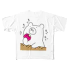 にしもんのキャラクターグッズのもぐもぐ フルグラフィックTシャツ