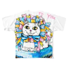 猫竹（nekotake)のHappy  birthday to you フルグラフィックTシャツ