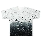 モリチエコの雨 フルグラフィックTシャツ