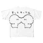 フトのなんかモチ　ずっともっちり All-Over Print T-Shirt