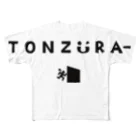 TONZURA-のトンズラーグッズ フルグラフィックTシャツ