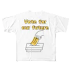 GG Voice & ActionのVote for our future All-Over Print T-Shirt