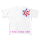 月夜のタツノオトシゴのmother maria color フルグラフィックTシャツ