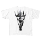 コットハンドのhorse skull T-shirt All-Over Print T-Shirt