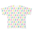 So湖いらの「SHIGA」カラフルフルグラフィックTシャツ All-Over Print T-Shirt