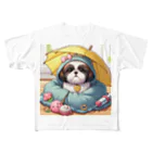 ワンコとにゃんちゃんズのアンブレラシーズー All-Over Print T-Shirt