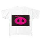 BooBoo’s OO のBooBoo's OO Pink All-Over Print T-Shirt