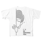 Bo tree teeのWatch (gray) All-Over Print T-Shirt