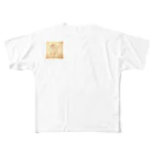 茅田綺衣のクリエイターはじめ。の小人とうさぎ All-Over Print T-Shirt