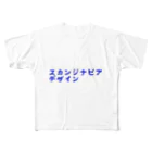 しらぬひのスカンジナビアデザイン All-Over Print T-Shirt