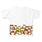 みのじの日本のカエル All-Over Print T-Shirt