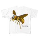 boodashの蜂の一刺し フルグラフィックTシャツ