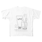 pill0w talkの"unknownさんが退出しました" All-Over Print T-Shirt