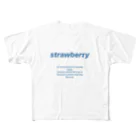 bbppnのstrawberry 풀그래픽 티셔츠